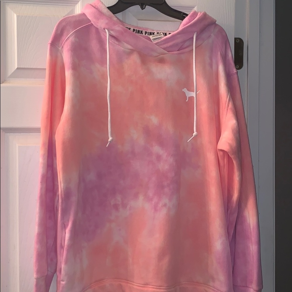 VS Pink Tye Dye Hoodie
